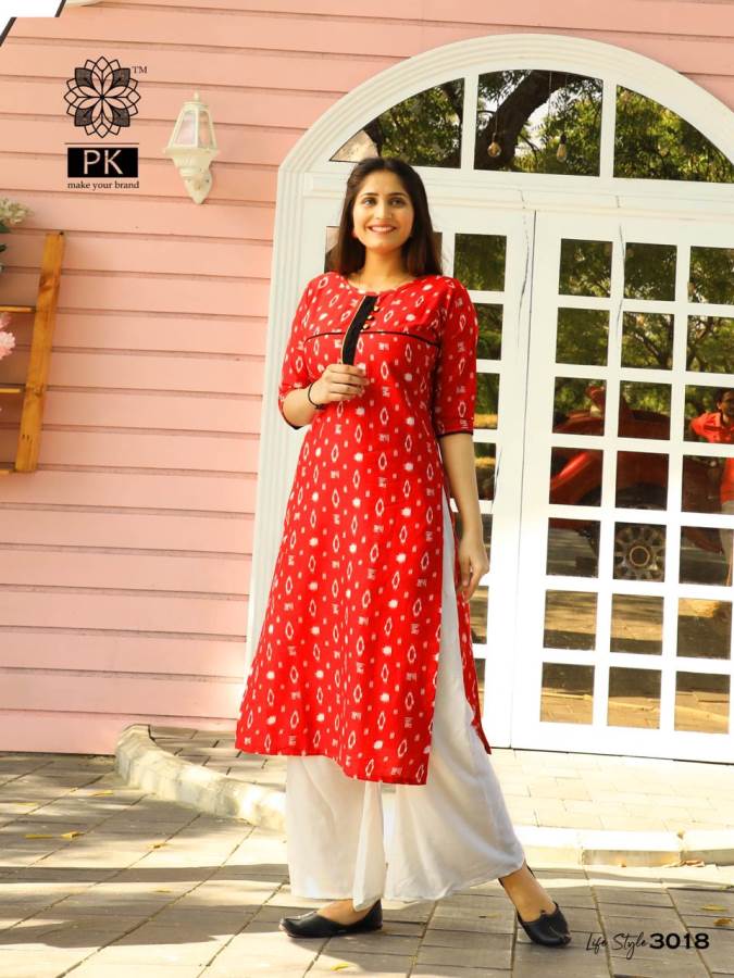 Aradhna Lifestyle 3 Heavy Rayon Casual Wear Kurti Collection